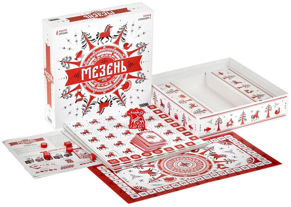 Отечественная настольная игра «Мезень» уже в продаже в магазине Hobby Games