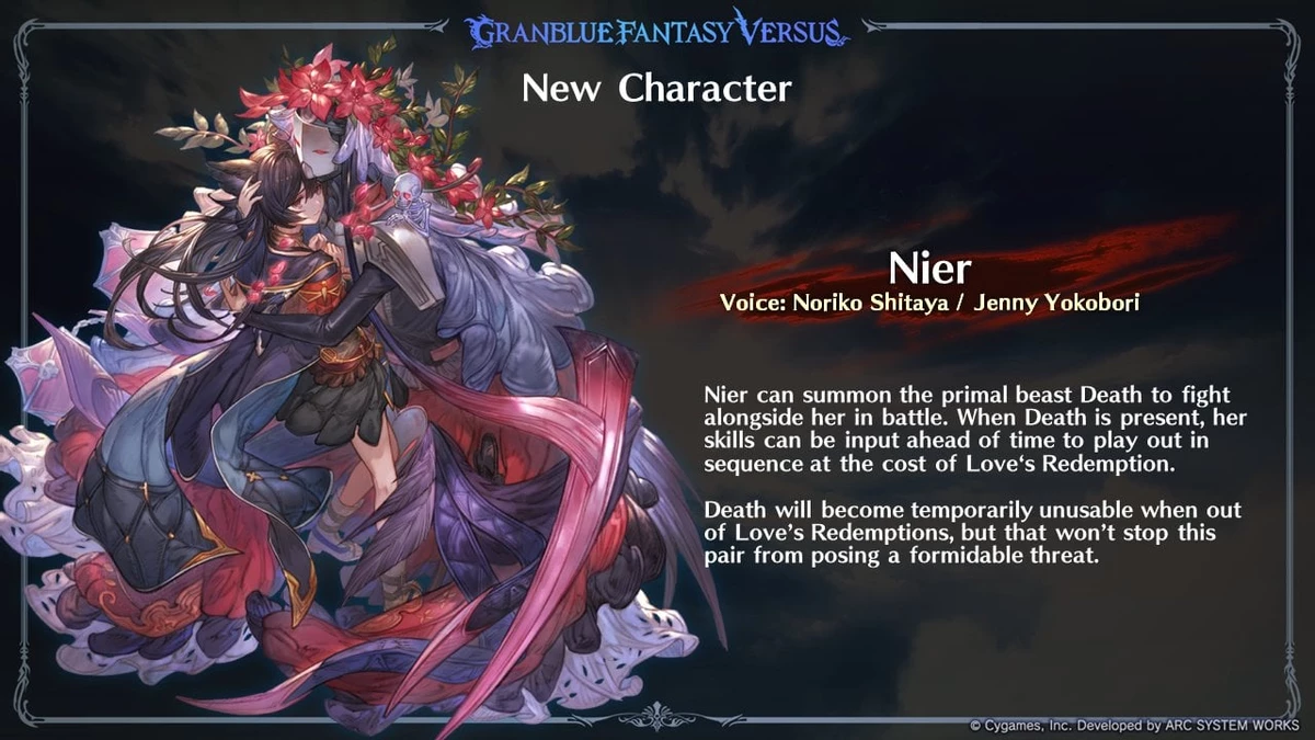 Nier появится в Granblue Fantasy: Versus Rising