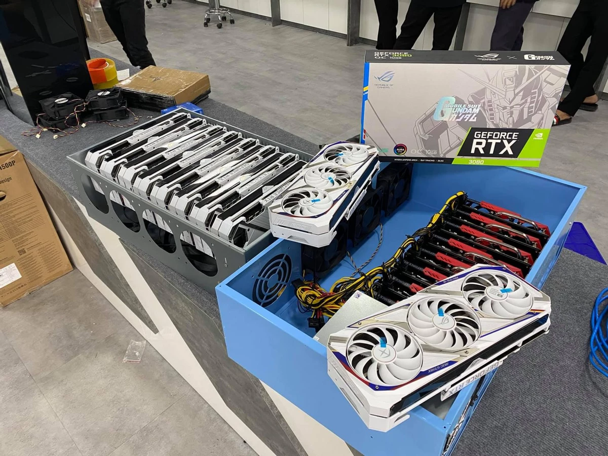Редкие RTX 3080 Gundam Edition от ASUS скупают майнеры Редкие RTX 3080 Gundam Edition от ASUS скупают майнеры