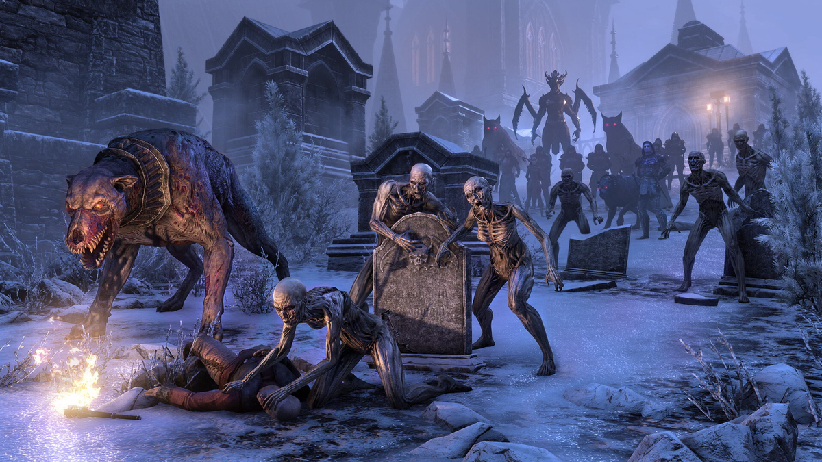 The Elder Scrolls Online Greymoor - Пьем кровь в готическом соборе с разработчиками