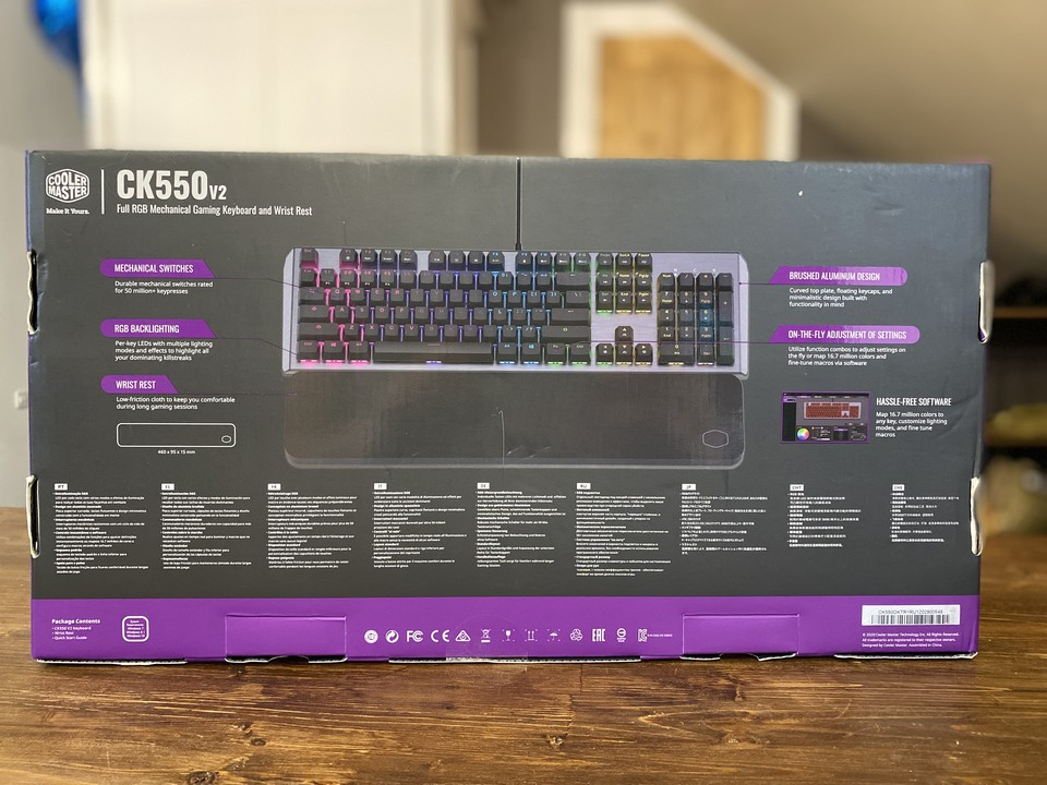 [Обзор] Клавиатура CK550 V2 от Cooler Master