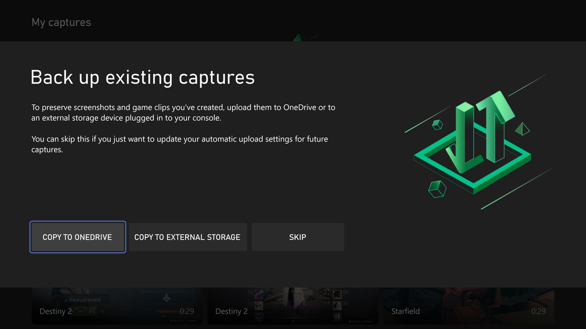 Скриншоты и клипы теперь хранятся в сети Xbox только 90 дней, но их можно скинуть в OneDrive