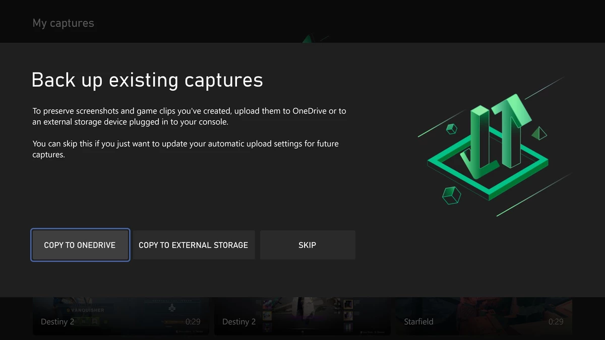 Скриншоты и клипы теперь хранятся в сети Xbox только 90 дней, но их можно скинуть в OneDrive