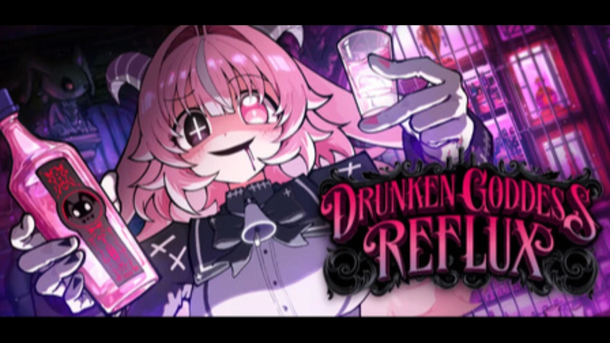 Drunken Goddess Reflux: русская рулетка с демоницей, демо в Steam 19 октября Drunken Goddess Reflux: русская рулетка с демоницей, демо в Steam 19 октября