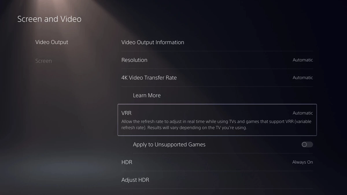 На PlayStation 5 появится поддержка VRR На PlayStation 5 появится поддержка VRR