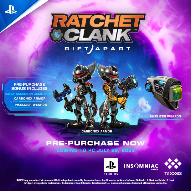 Эксклюзив PS5, Ratchet and Clank: Rift Apart, выйдет на ПК в конце июля