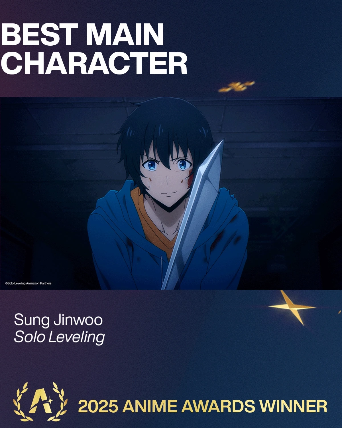 «Поднятие уровня в одиночку» признано лучшим аниме года по версии Crunchyroll Anime Awards «Поднятие уровня в одиночку» признано лучшим аниме года по версии Crunchyroll Anime Awards