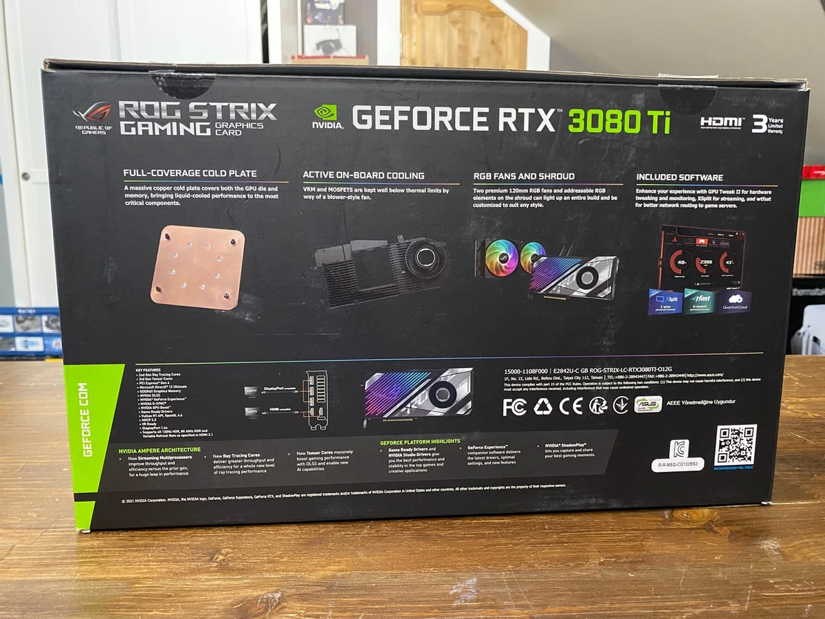 Обзор видеокарты ASUS ROG STRIX LC GeForce RTX 3080 Ti OC (12 ГБ) с жидкостной системой охлаждения