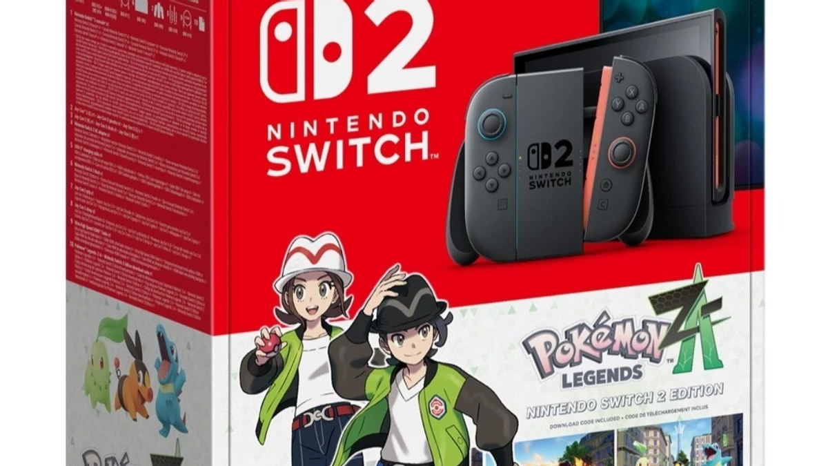 Специальная версия Nintendo Switch 2 для Pokémon Legends: Z-A Специальная версия Nintendo Switch 2 для Pokémon Legends: Z-A