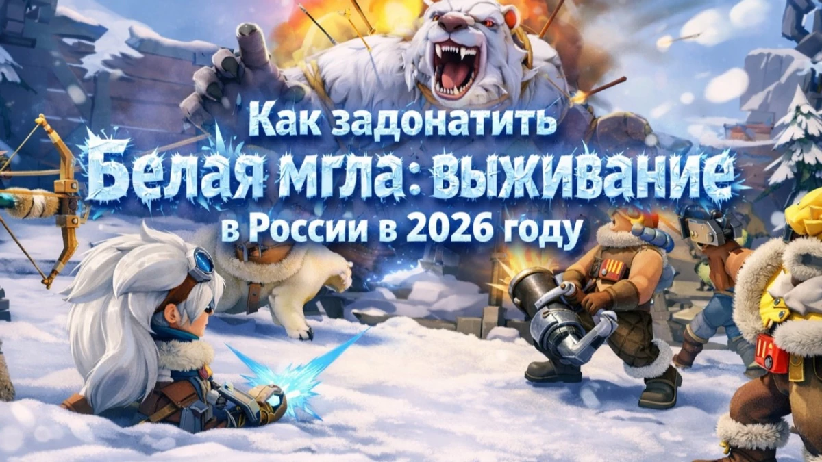 Как задонатить Белая мгла: выживание в России в 2026 году