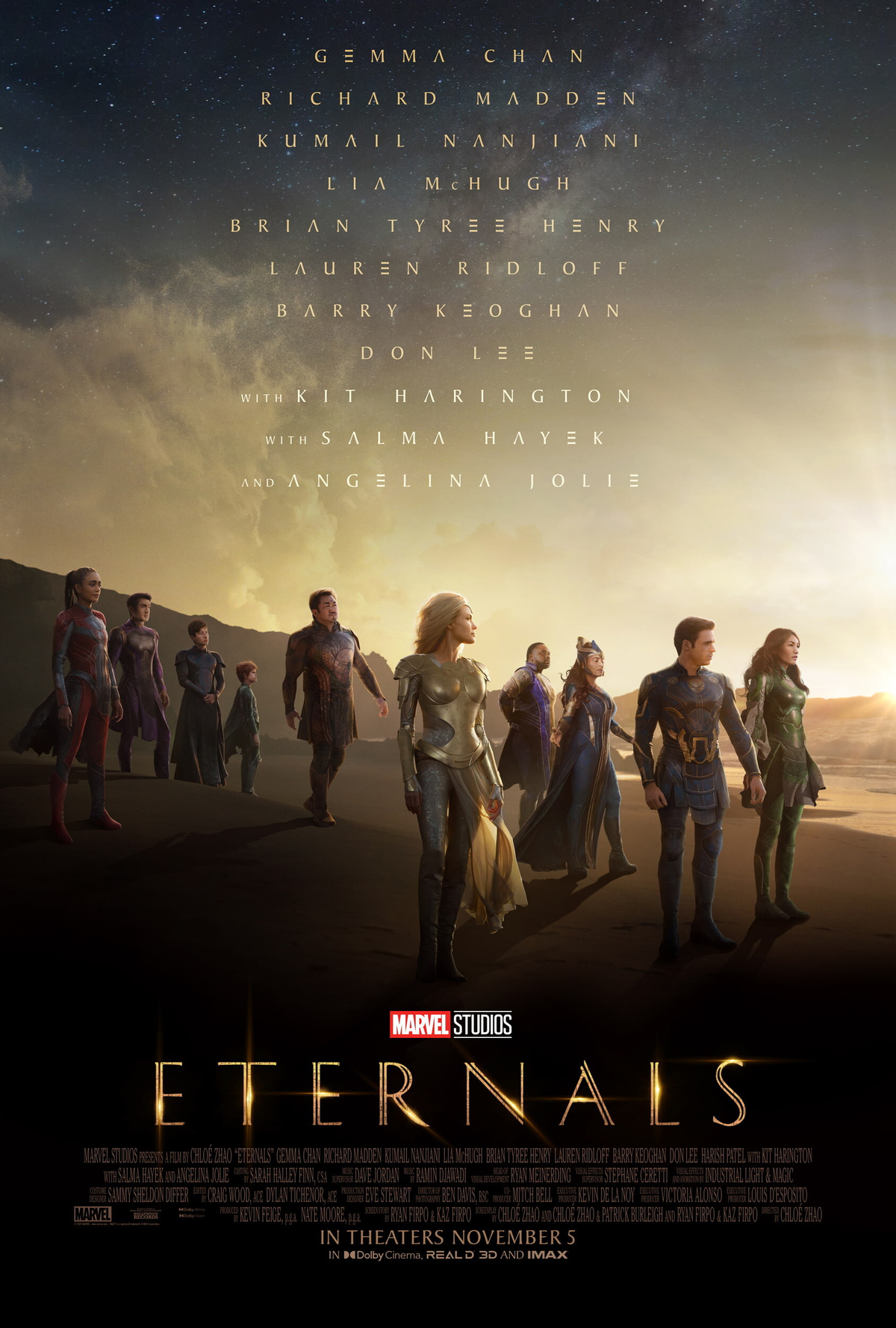 Финальный трейлер «Вечных» - кинокомикса Marvel о целестиалах и их созданиях на Земле