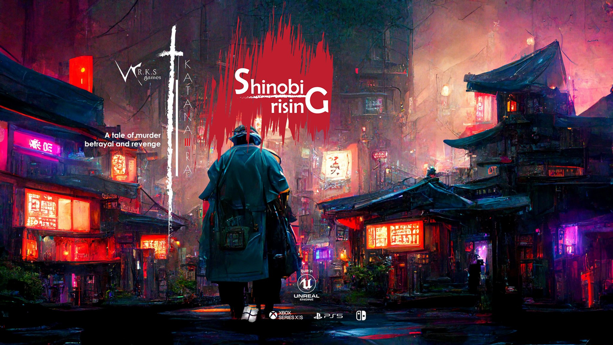 Анонсирована Shinobi Rising — сайд-скроллер в мире, вдохновленным феодальной Японией и киберпанком
