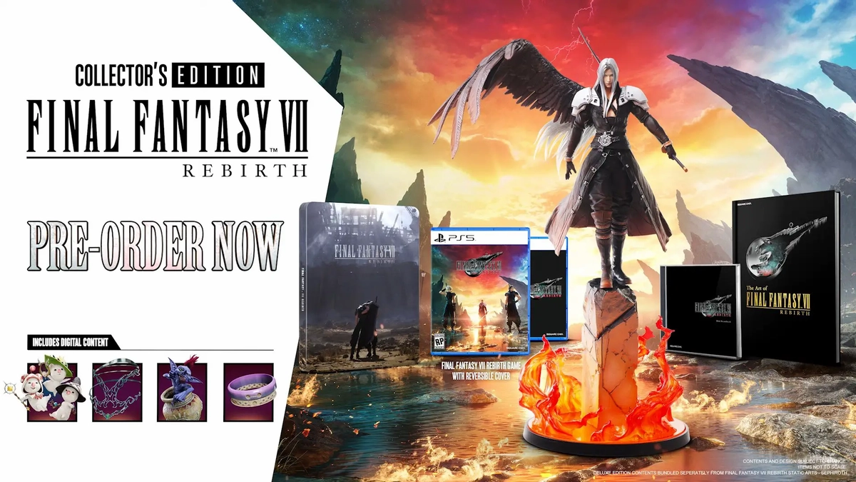 Final Fantasy VII Rebirth получила дату релиза, новый геймплейный трейлер и коллекционку за 350 долларов
