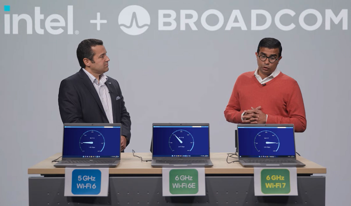 Intel и Broadcom показали скорость Wi-Fi 7 — 5 гигабит по воздуху