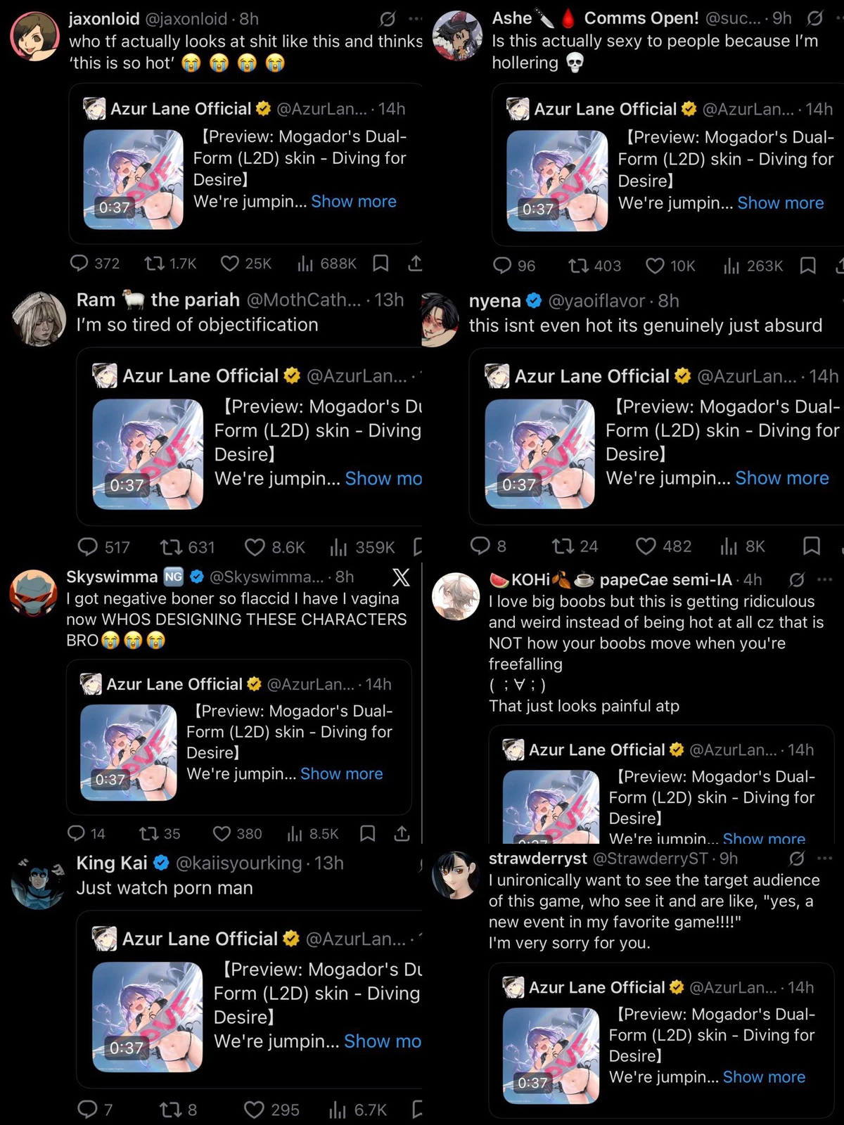 Azur Lane вновь под атакой феминисток, но разработчикам на них плевать Azur Lane вновь под атакой феминисток, но разработчикам на них плевать