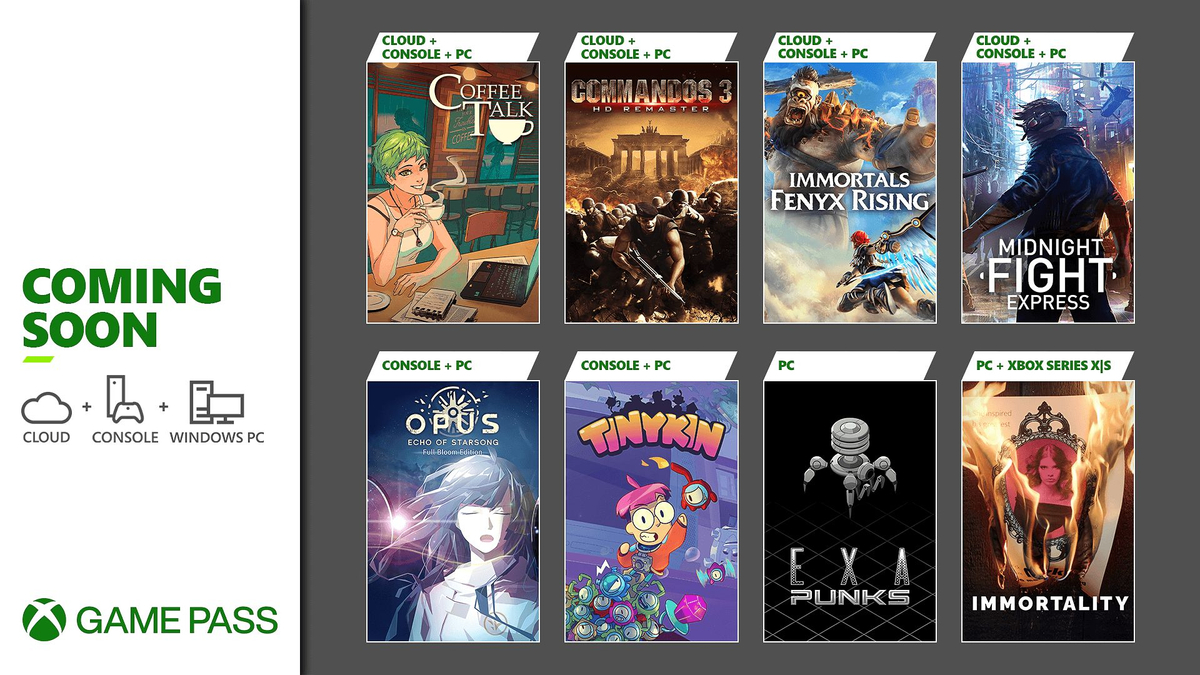 Immortals Fenyx Rising, Commandos 3 – HD Remaster и еще 6 игр появятся в Xbox Game Pass в августе