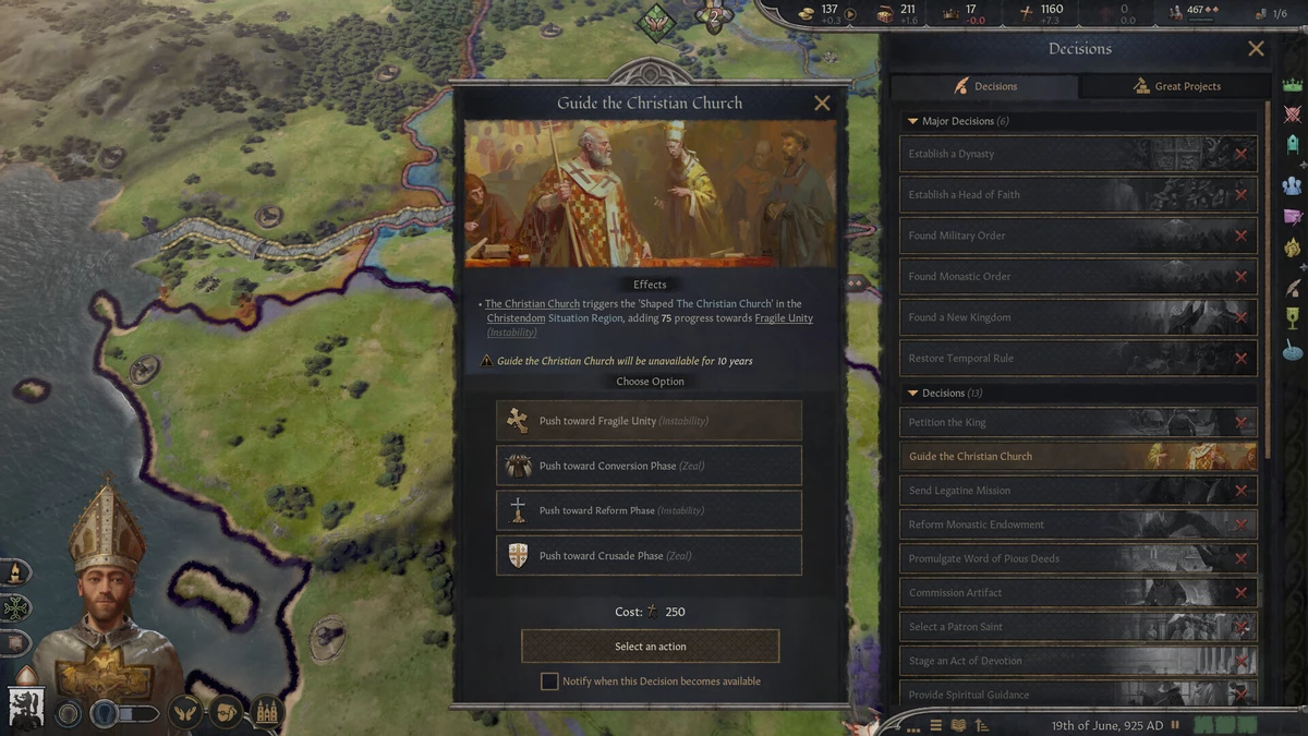 Обзор Crusader Kings III: By God Alone — когда церковь становится настоящей властью
