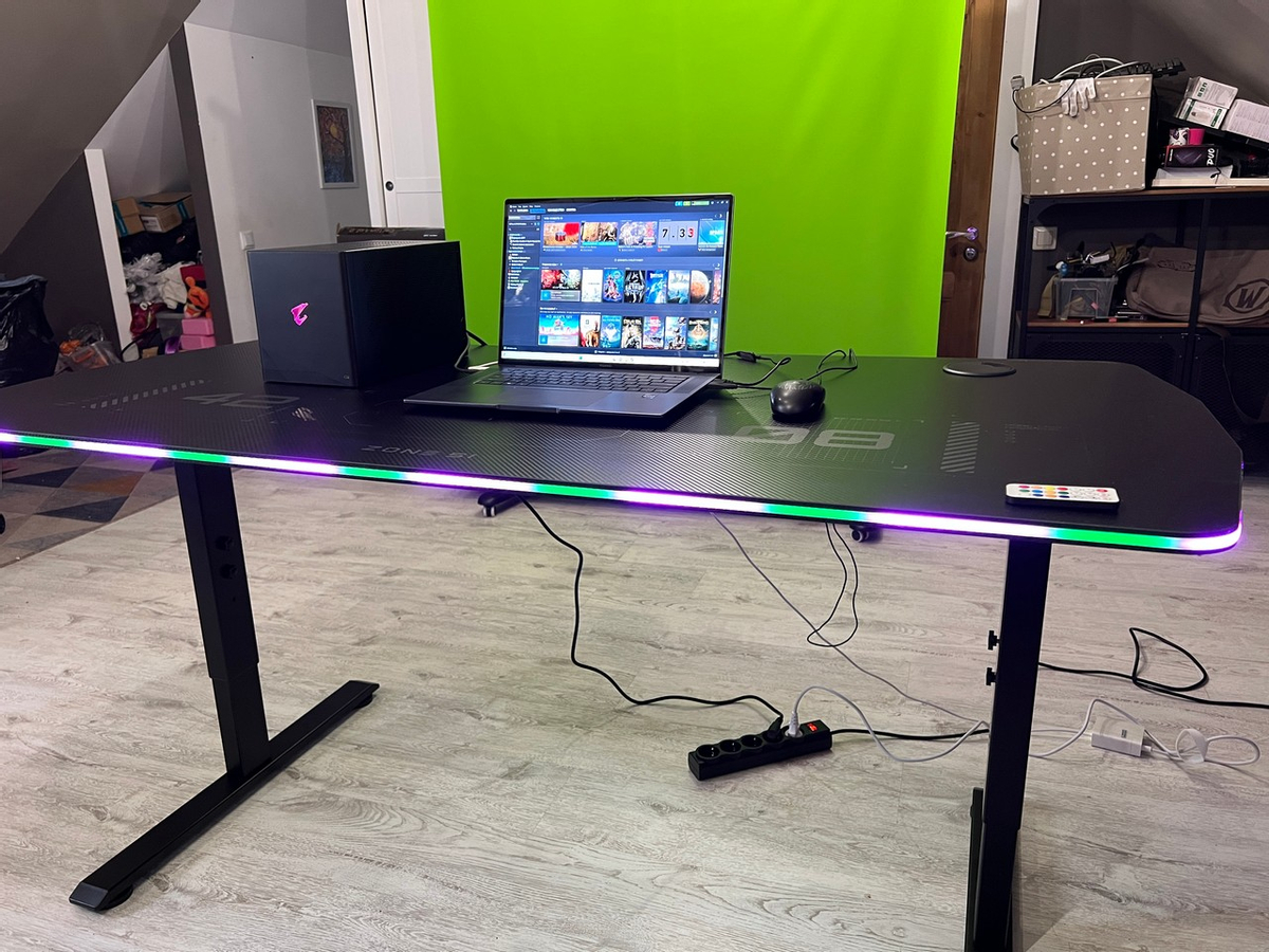 Обзор игрового стола Zone51 Platform 160, функционально, стильно, дорого 