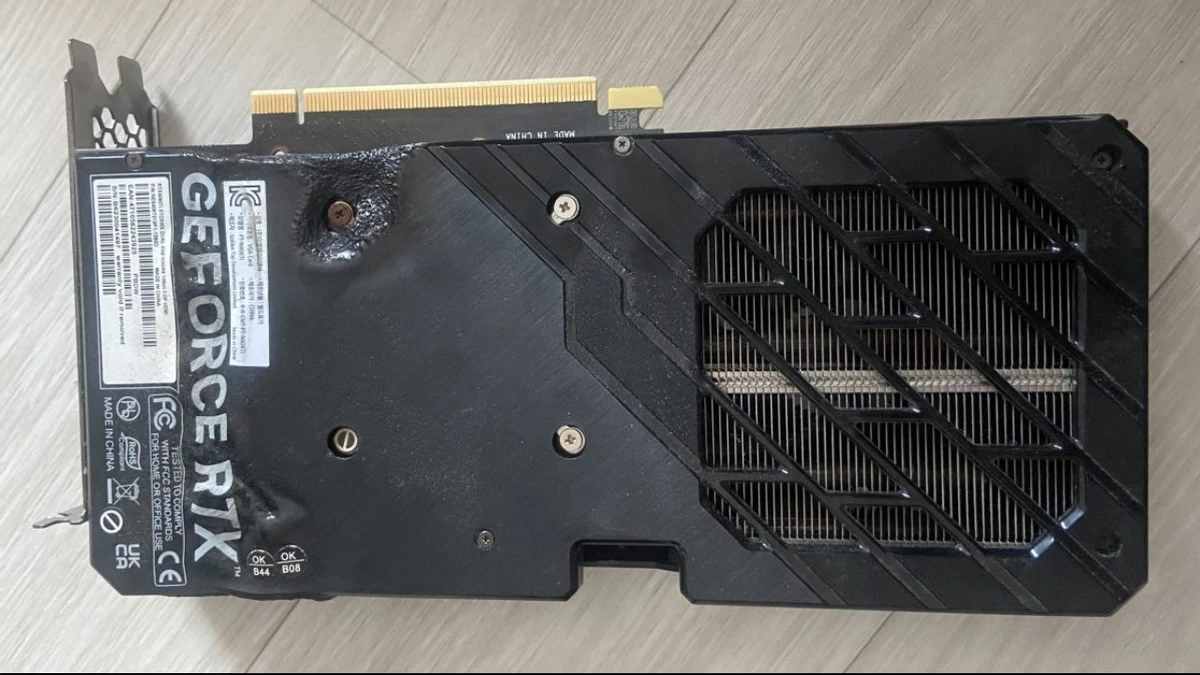 NVIDIA RTX 4060 Ti самоуничтожилась в системе пользователя NVIDIA RTX 4060 Ti самоуничтожилась в системе пользователя