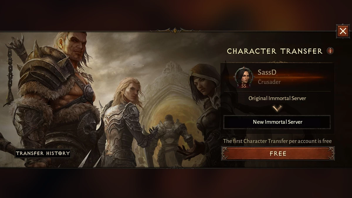 Разработчики Diablo Immortal займутся объединением серверов. Бесплатный трансфер уже доступен игрокам Разработчики Diablo Immortal займутся объединением серверов. Бесплатный трансфер уже доступен игрокам