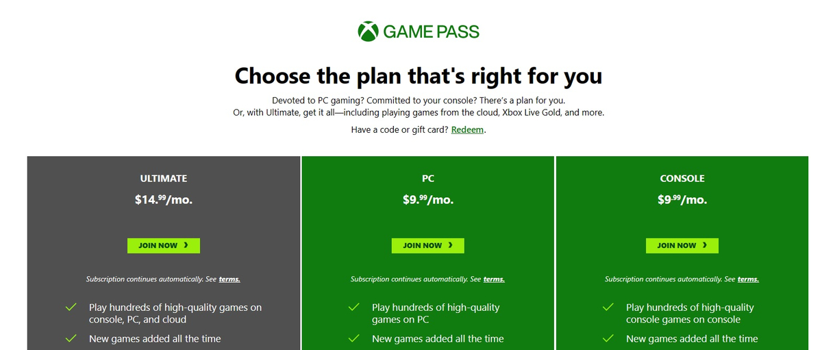 Microsoft прикрыла халяву — Game Pass Ultimate больше не купить за 1 доллар