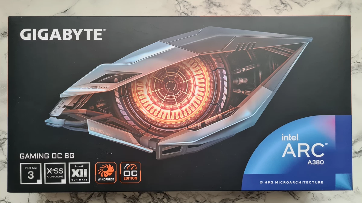 Обзор Gigabyte ARC A380 Gaming OC