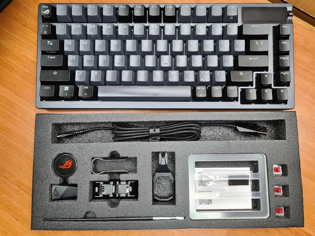 Обзор беспроводной клавиатуры ASUS ROG Azoth Обзор беспроводной клавиатуры ASUS ROG Azoth