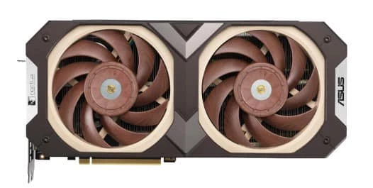 Первые фото видеокарты ASUS RTX 3070 с охлаждением Noctua