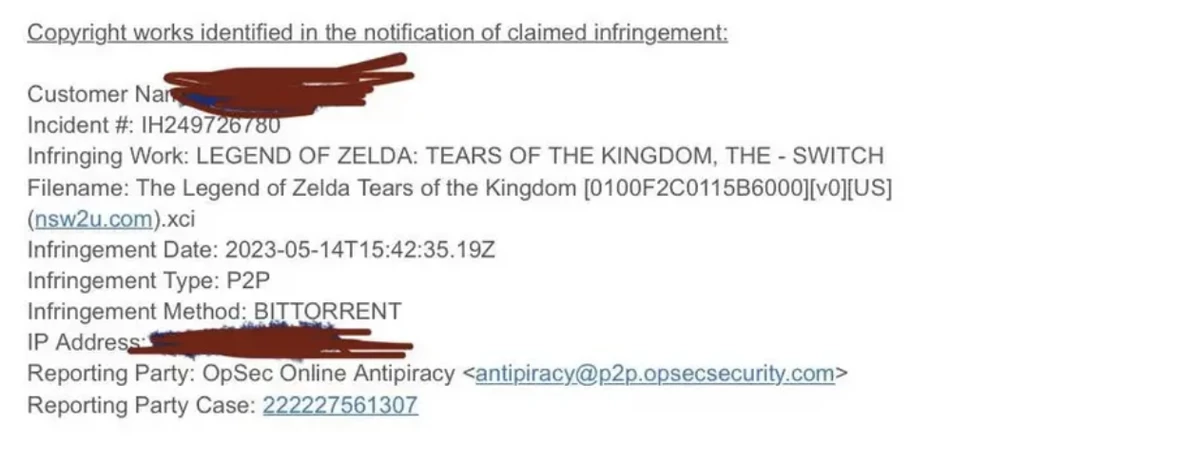 Скачал пиратку The Legend of Zelda: Tears of the Kingdom? Готовься отправиться в тюрьму