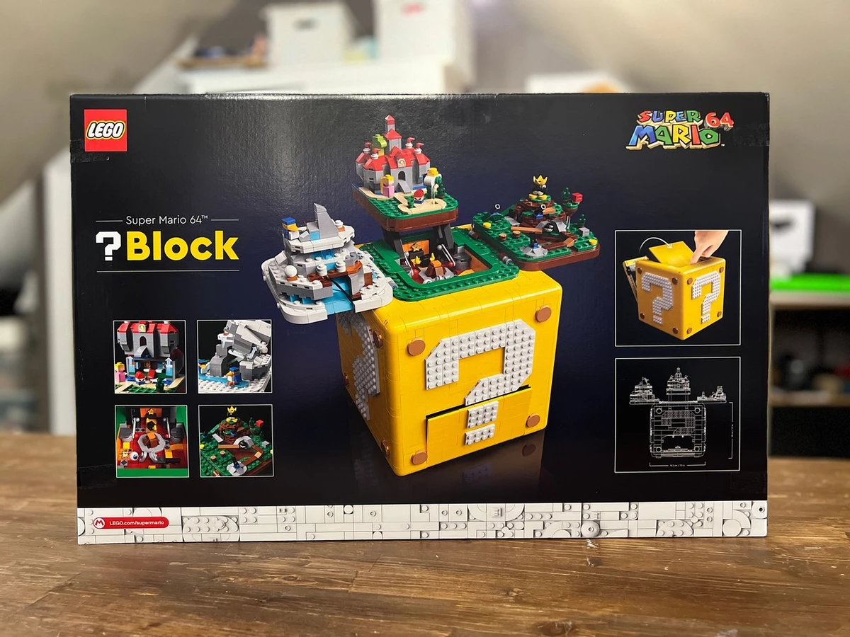 Обзор набора LEGO Super Mario 64 «Блок «Знак вопроса» из Super Mario 64» Обзор набора LEGO Super Mario 64 «Блок «Знак вопроса» из Super Mario 64»