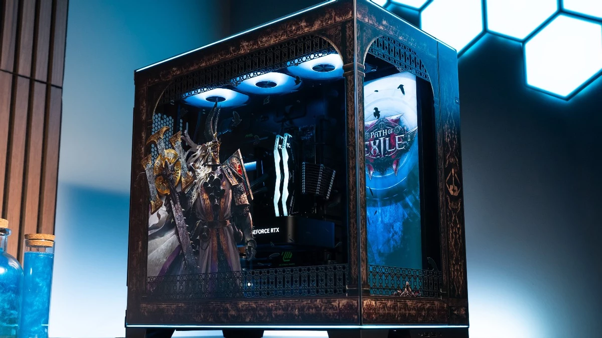 Разработчики Path of Exile 2 в партнерстве с Starforge Systems сделали кастомный ПК Разработчики Path of Exile 2 в партнерстве с Starforge Systems сделали кастомный ПК