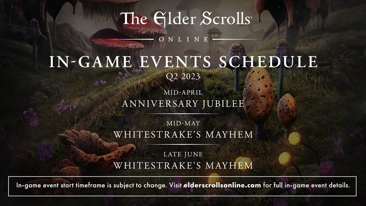 Какие ивенты пройдут в The Elder Scrolls Online во втором квартале 2023 года