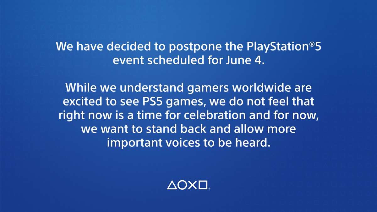 Презентация игр PlayStation 5 отложена из-за протестных акций в США