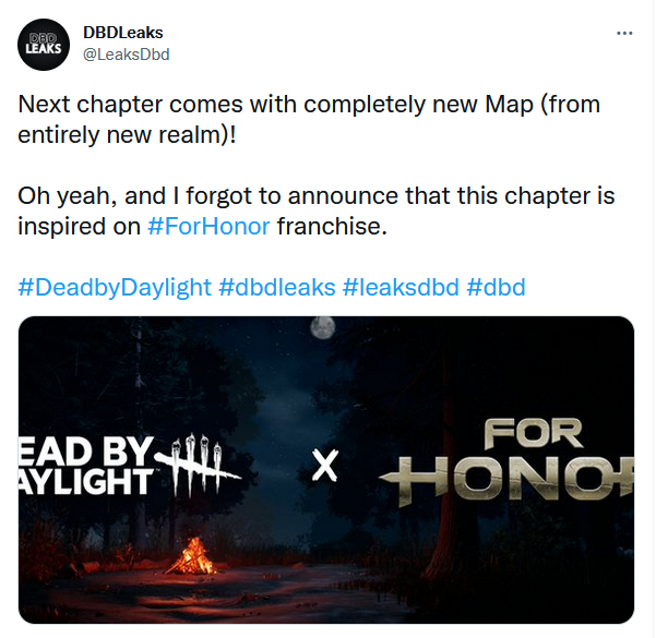 Следующая глава Dead by Daylight может быть связана с экшеном For Honor
