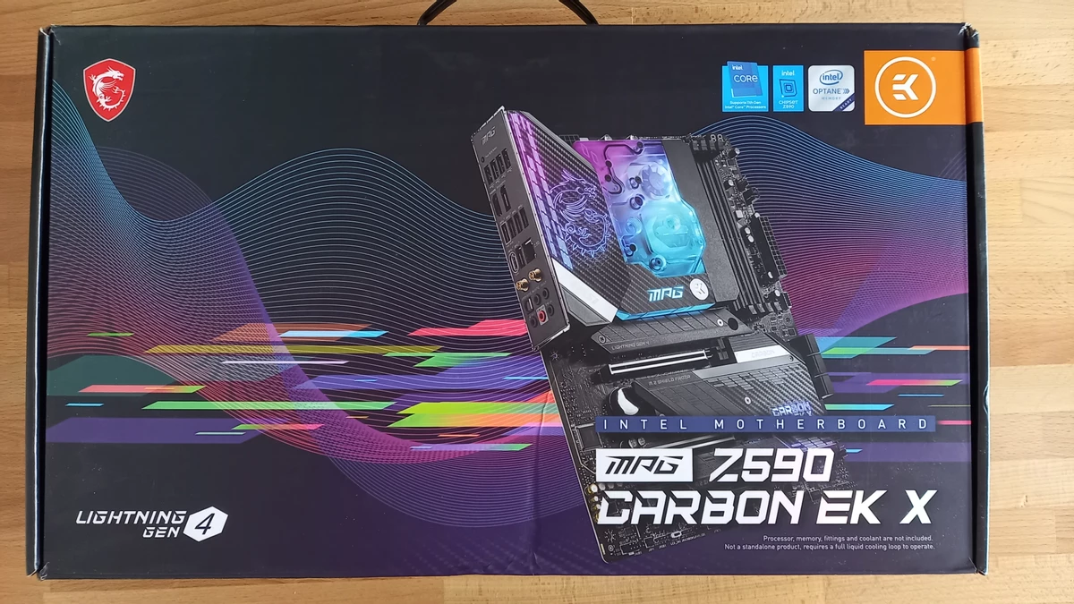 Собираем кастомную водянку с MSI MPG Z590 CARBON EK X и набором EK-Quantum Power Kit D-RGB P240