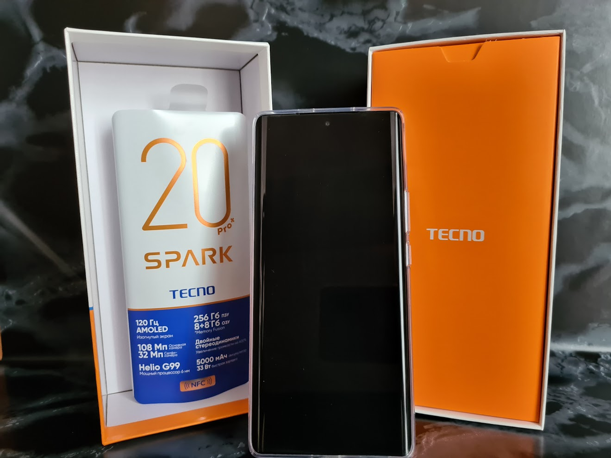 Обзор смартфона TECNO SPARK 20 Pro+