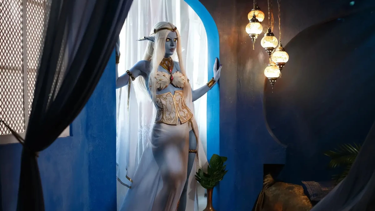 Великолепная владычица калдорай Азшара из World of Warcraft в исполнении Aneli 
