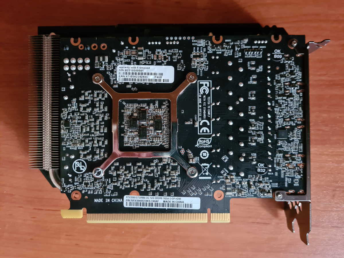Обзор Palit GeForce RTX 3060 StormX - Маленькая, да удаленькая