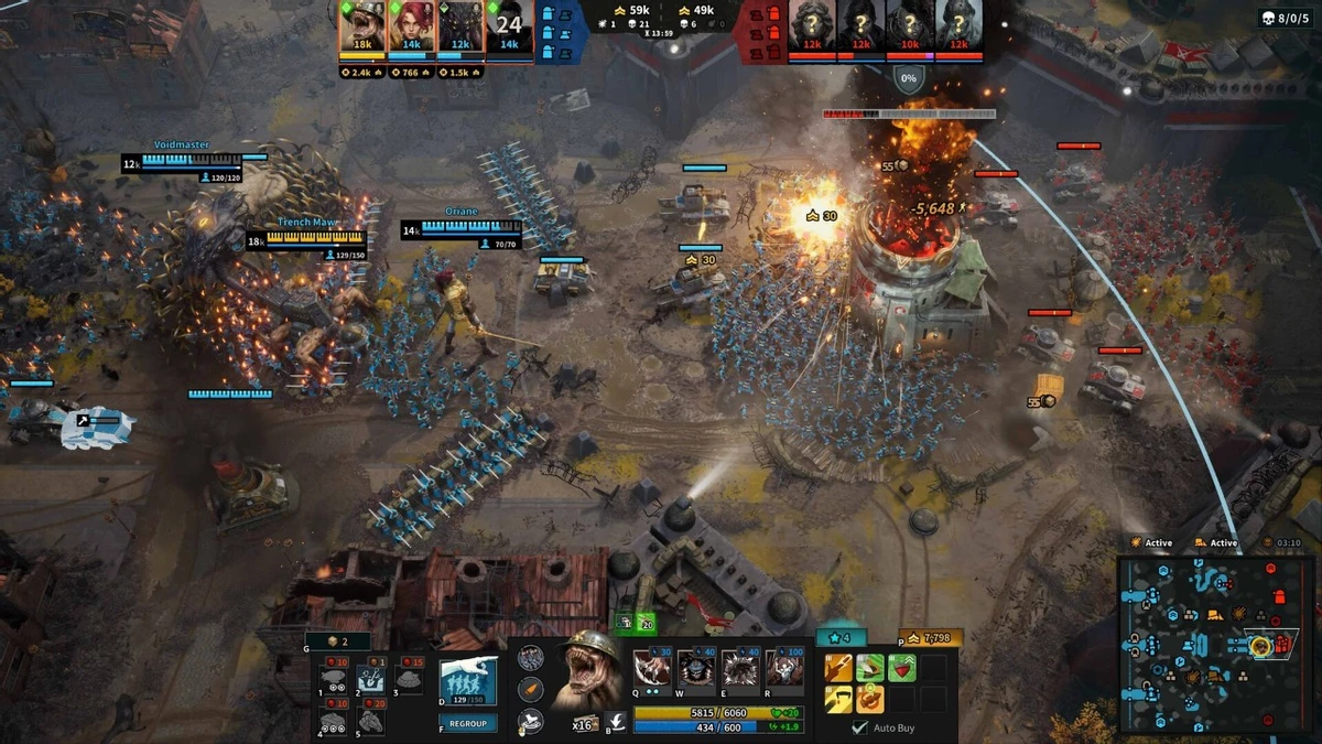 MOBA Giants March game trailer, Steam test starts on October 7