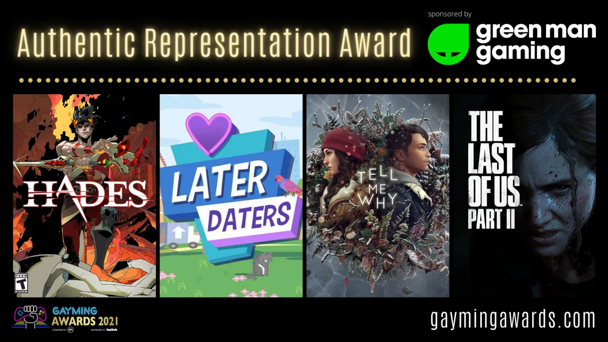 Объявлены номинанты на Gayming Awards. ЛГБТК-категории спонсируют EA, Xbox, PlayStation и Twitch