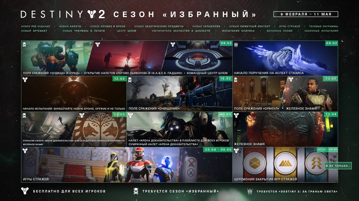 Destiny 2 — Начался 13 сезон «Избранный» Destiny 2 — Начался 13 сезон «Избранный»
