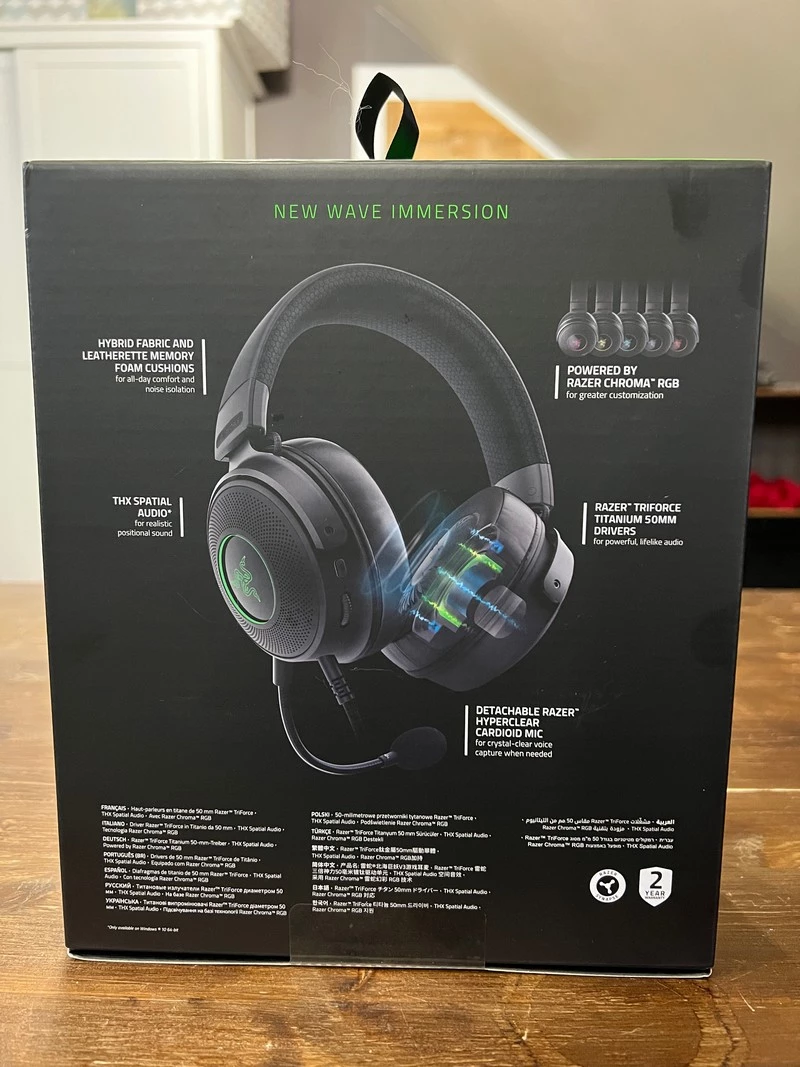 Обзор игровой гарнитуры Razer Kraken V3