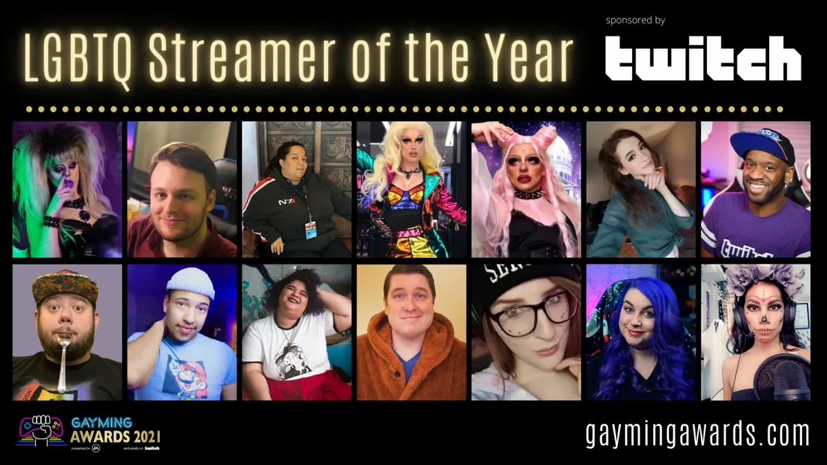 Объявлены номинанты на Gayming Awards. ЛГБТК-категории спонсируют EA, Xbox, PlayStation и Twitch