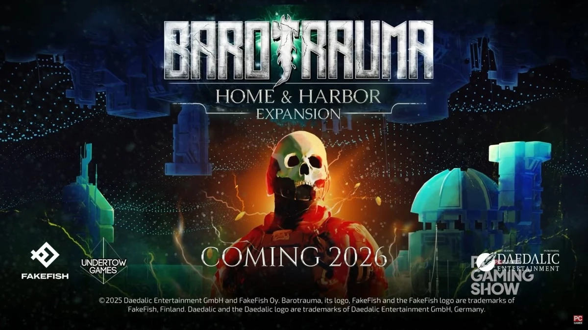 Разработчики подводного хоррора Barotrauma анонсировали дополнение Home & Harbor Разработчики подводного хоррора Barotrauma анонсировали дополнение Home & Harbor