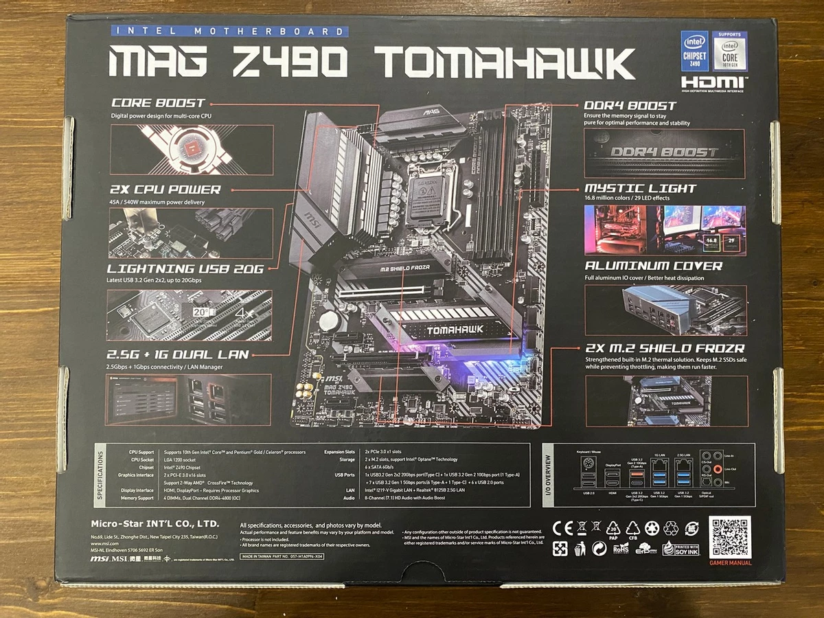 [Обзор] MSI MAG Z490 Tomahawk — бюджетная материнская плата для процессоров нового поколения