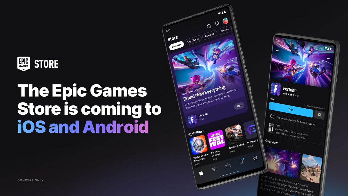 Epic Games Store запустят на Android и iOS до конца года — Fortnite вернется на смартфоны