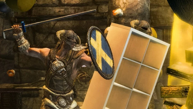 Слышь, теперь ты обязан еще раз купить Skyrim! IKEA выпустила официальный мод для игры про шкаф с голосом Мэтта Берри