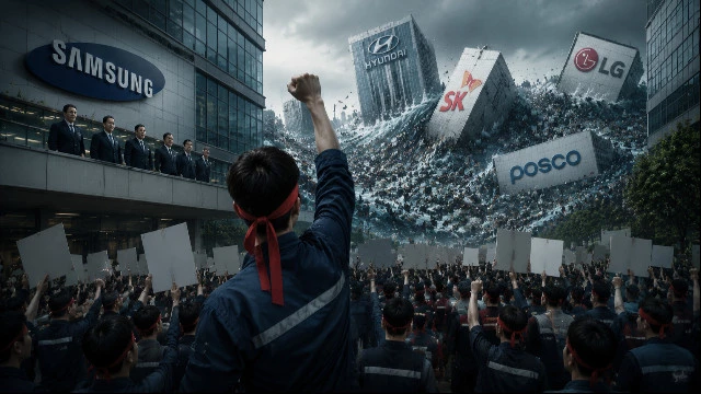 Чеболи сами создали прецедент: вдохновившись успехом трудяг Samsung, южнокорейские компании тонут в забастовках