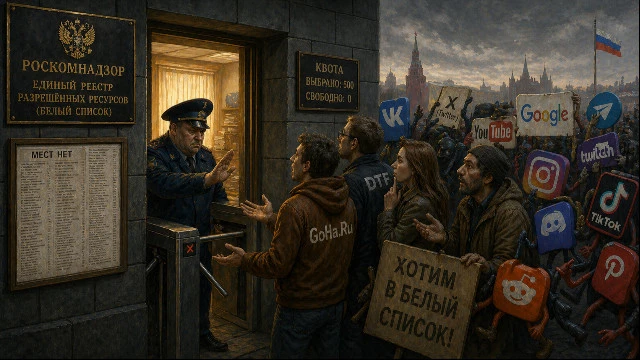 Хата не резиновая: в "белые списки" РКН смогут попасть не только лишь все