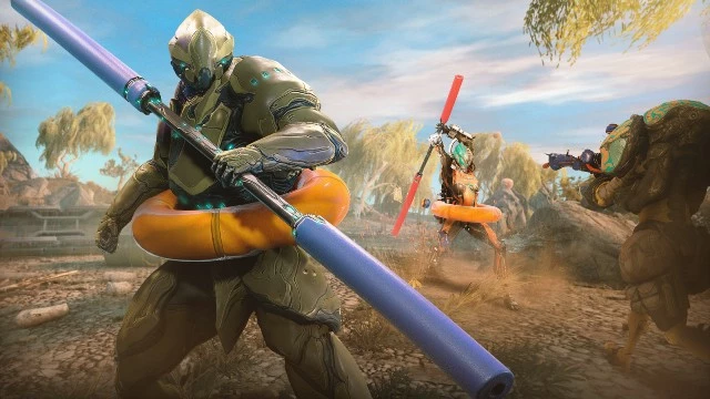 Warframe отправляет Тэнно на пляж, но расслабляться там будет некогда